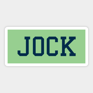 Jock (Green) Sticker